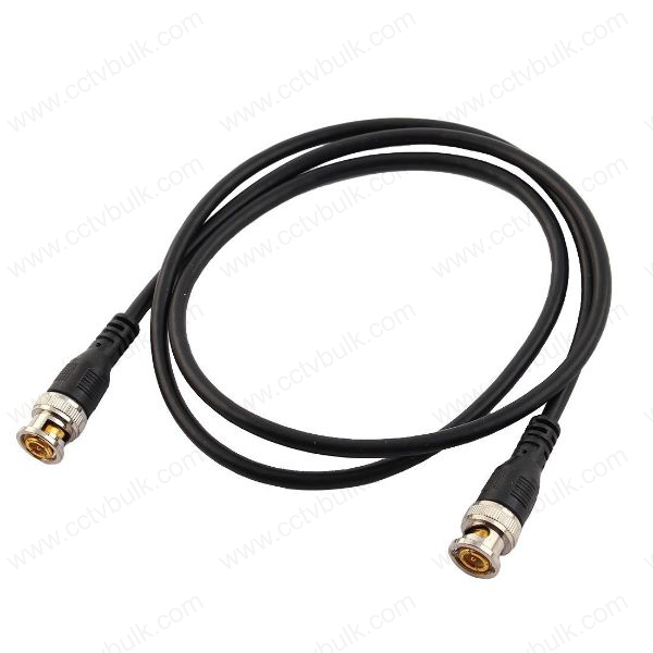 Black Bnc To Bnc Cable (M-m) Patch Cord