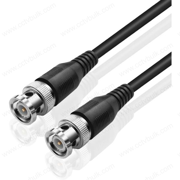 Black Bnc To Bnc Cable (M-m) Patch Cord