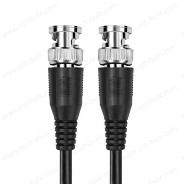 Black Bnc To Bnc Cable (M-m) Patch Cord
