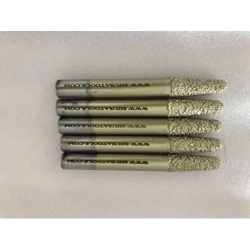 Cnc Router Diamond Tools - Sintered Material, 3mm To 16mm Size Range, Silver Color | Industrial Quality With One Month Warranty
