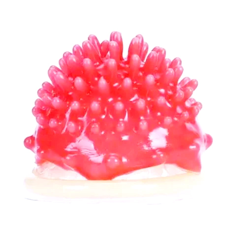 Different Available Extra Large Dotted Funny Spike Condoms