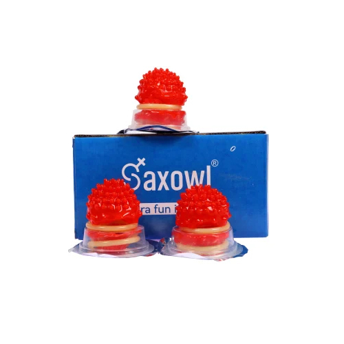 Different Available Extra Large Dotted Funny Spike Condoms