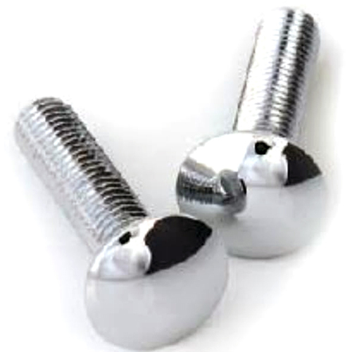 Silver Carriage Or  Square Neck Mushroom Head Bolts