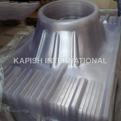 सिल्वर पॉलीकार्बोनेट टर्बो वेंटिलेटर बेस प्लेट