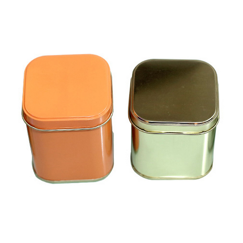 75x75x40 मिमी स्क्वायर टिन कंटेनर खाद्य सुरक्षा ग्रेड: हाँ