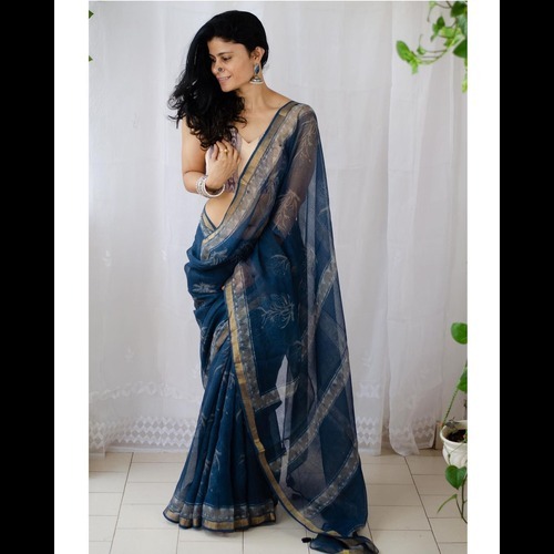 Print Work Saree