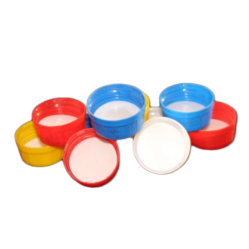 Plastic Screw Cap - 46 Mm Size | Durable Plastic, Available In Red, White, Yellow & Blue Colors
