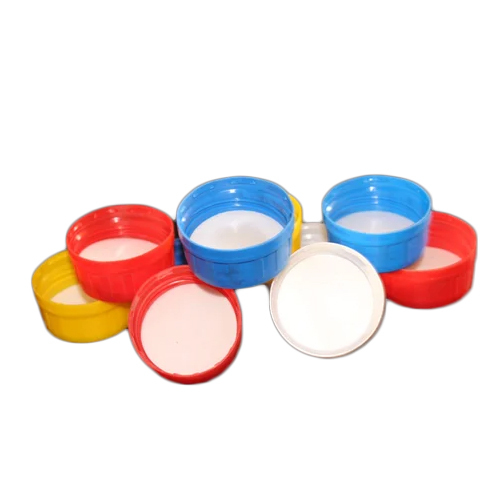 Plastic Screw Cap - 46 Mm Size | Durable Plastic, Available In Red, White, Yellow & Blue Colors
