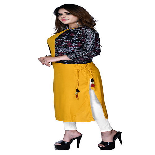 Indian Yellow Kurti