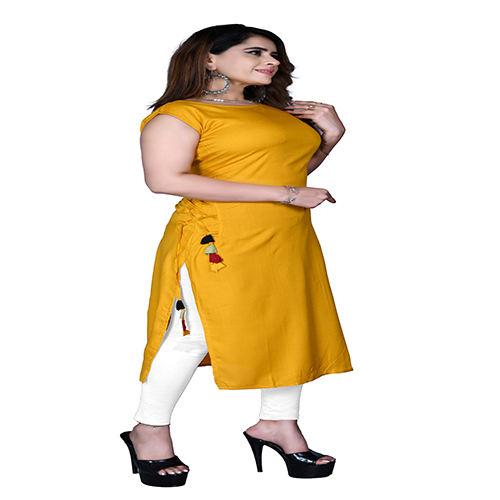 Indian Yellow Kurti