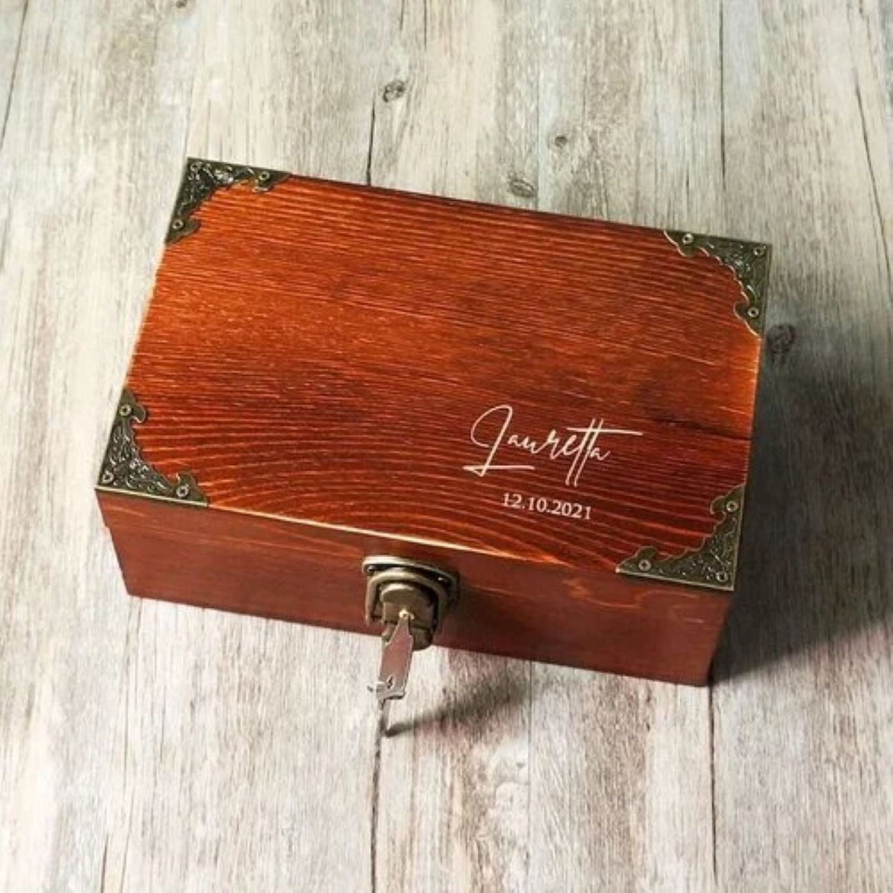 Wood Rectangle Wooden Gift Box