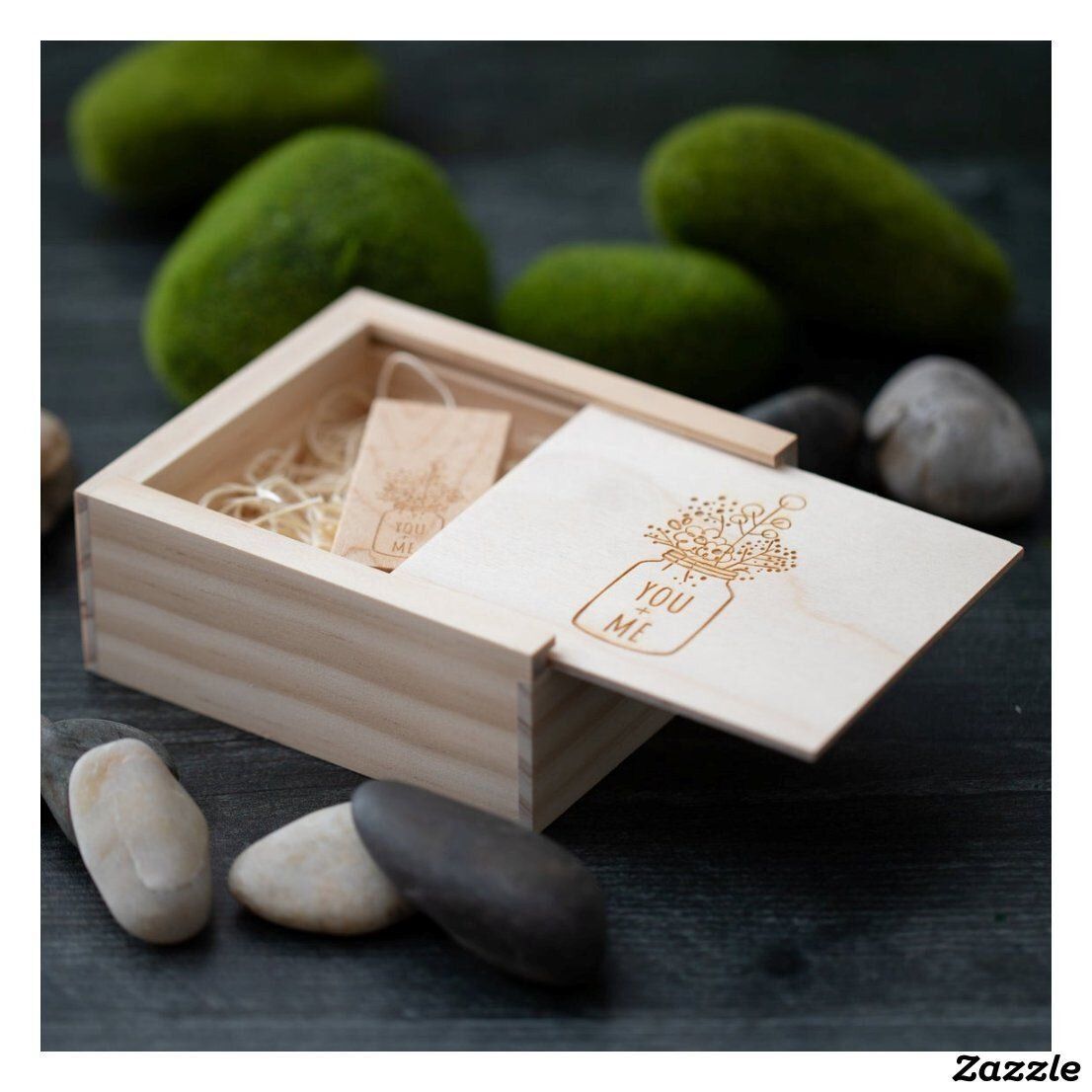 Wood Rectangle Wooden Gift Box
