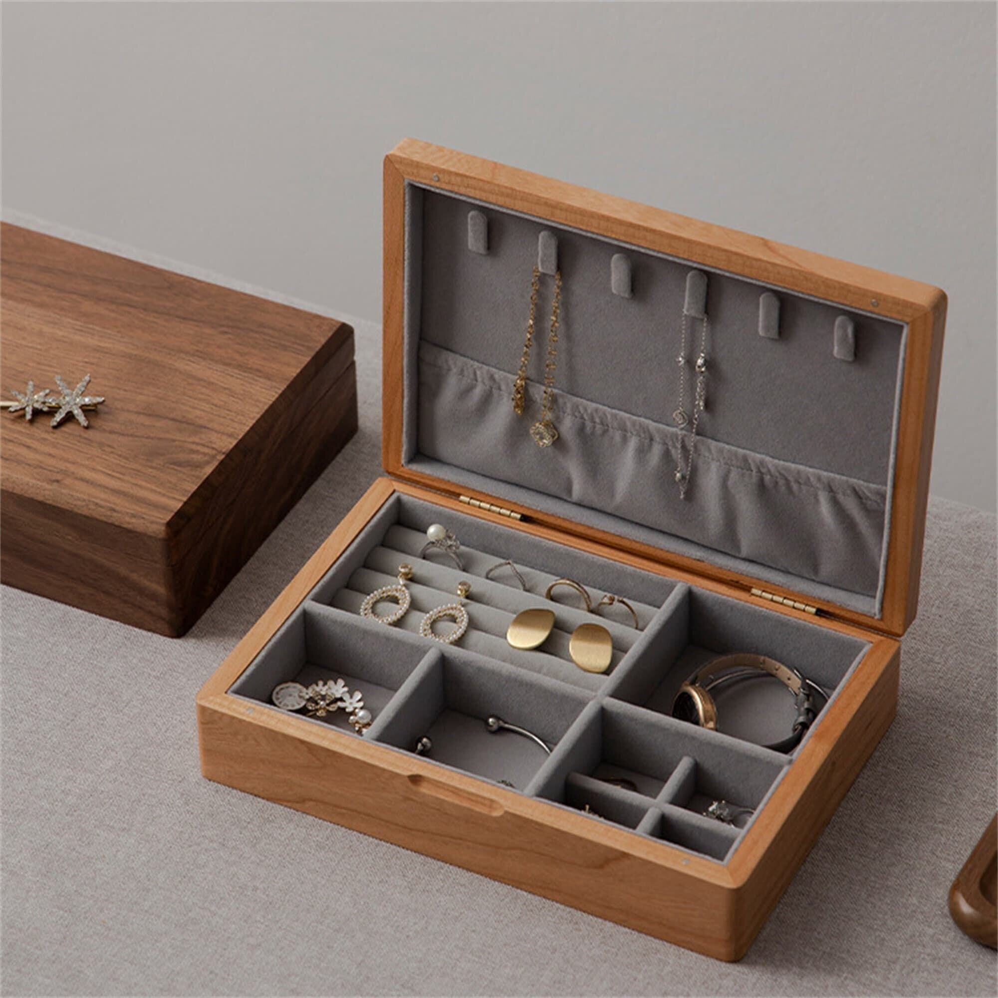 Wood Rectangular Wooden Jewelry Box