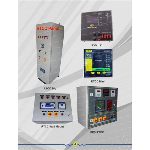RTCC Panel for OLTC - Mild Steel, Three Phase, 50 Hertz | Efficiency: 98%, Advanced Control for Precise Voltage Regulation