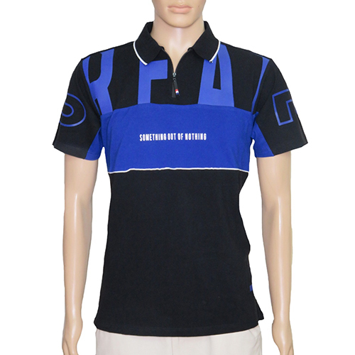 Mens Cut N Sew Polo T Shirt - Cotton Blend, Adult Size, Multicolor | Short Sleeves, Classic Collar, Casual Style for Men