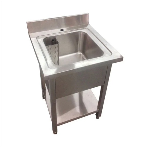ट्रांसग्लोब किचन एंड इक्विपमेंट कमर्शियल एसएस सिंगल सिंक यूनिट