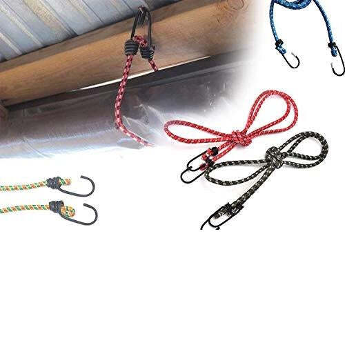 Multicolor Luggage Strap (2 Pcs) (0513) - Elastic Rope Material, 20x9x2 Cm Size, Multi-assorted Color | Durable, Adjustable Design For Secure Luggage Keeping