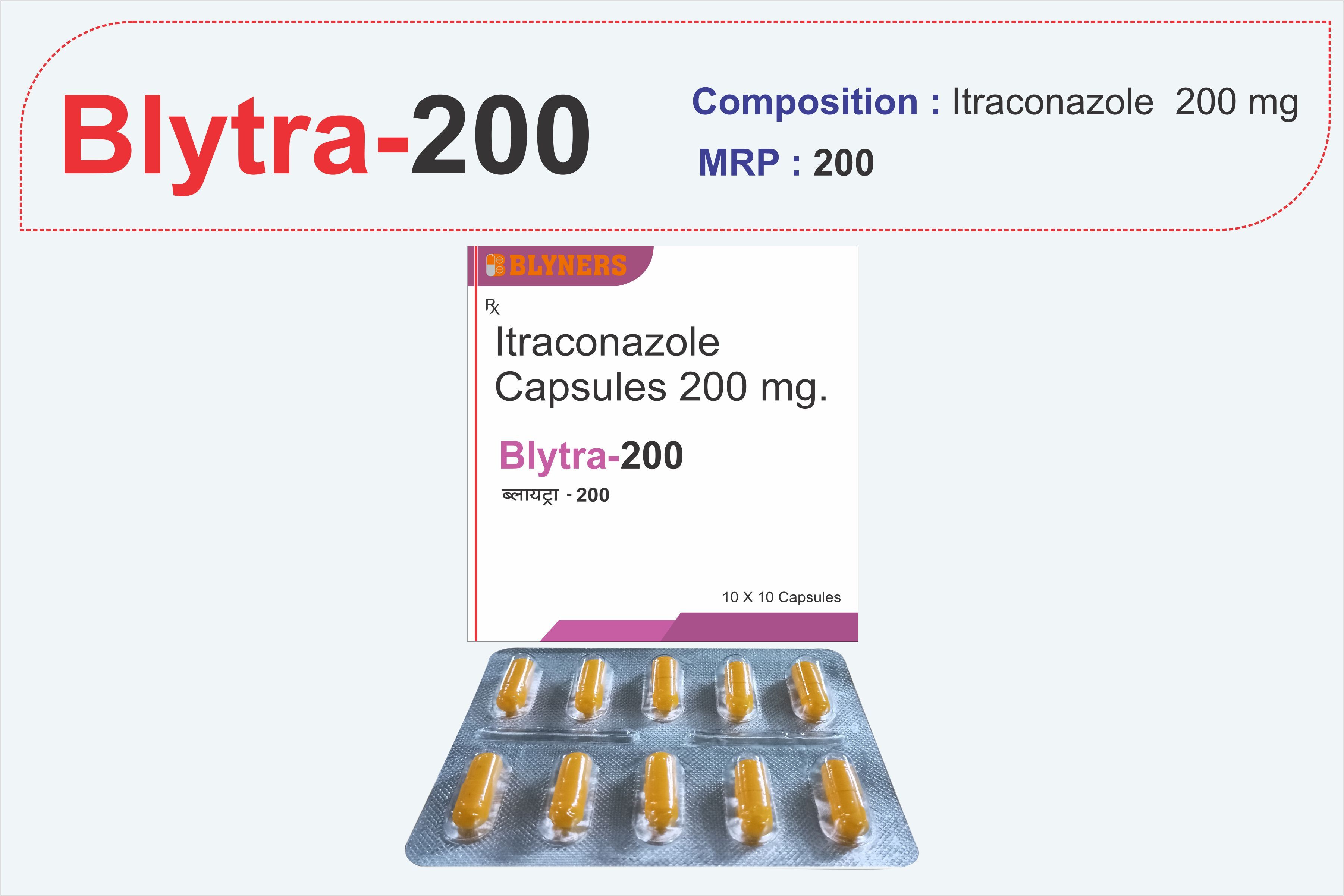 Itraconazole Capsule - 200 Mg | Antifungal Formula For Effective Fungal Infection Treatment, Supports Oral, Vaginal, And Nail Health