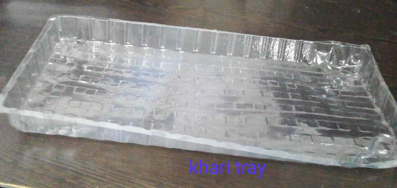Khari Packaging Tray - Color: Transparent / Clear Or As Per Request