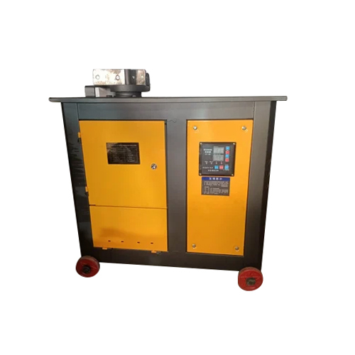 Yellow And Black Tmt Ring Making Machine