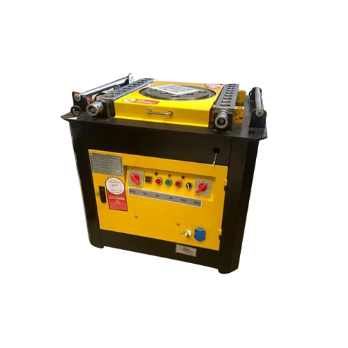 Yellow And Black Automatic Bar Bending Machine