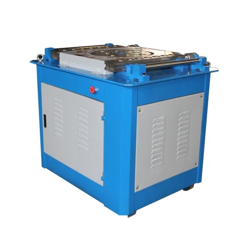 Industrial Bar Bending Machine - Automatic Operation, 1 Condition, Blue Color | Ideal For Industrial Usage