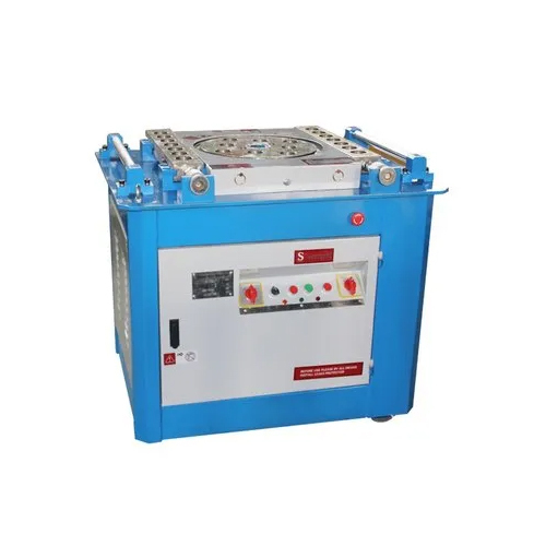 Industrial Bar Bending Machine - Automatic Operation, 1 Condition, Blue Color | Ideal For Industrial Usage