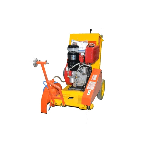 Three Phase Concrete Cutting Machine - Color: Yellow