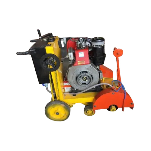 Three Phase Concrete Cutting Machine - Color: Yellow