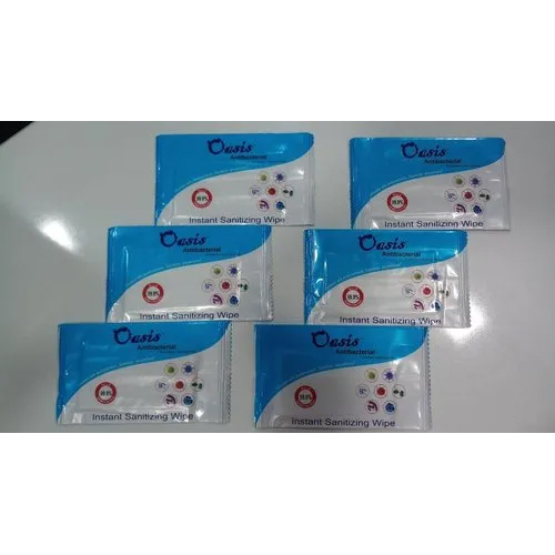 Oasis Instant Sanitizing Single Wipes - Soft & Absorbent Material, Convenient Size For On-the-go Use | Instant Sanitizing, Skin Friendly, Dry Place Storage