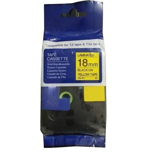 ब्लैक लैमिनेटेड प्रिंटर टेप कैसेट