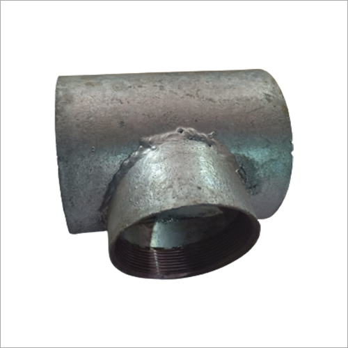 GI TEE - Stainless Steel, 3 Inch Size, Silver Color , Suitable for Plumbing Applications with 3 mm Wall Thickness and T-Type Configuration