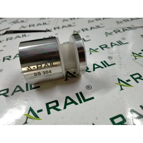 सिल्वर स्टेनलेस स्टील ग्लास स्टैंडऑफ़