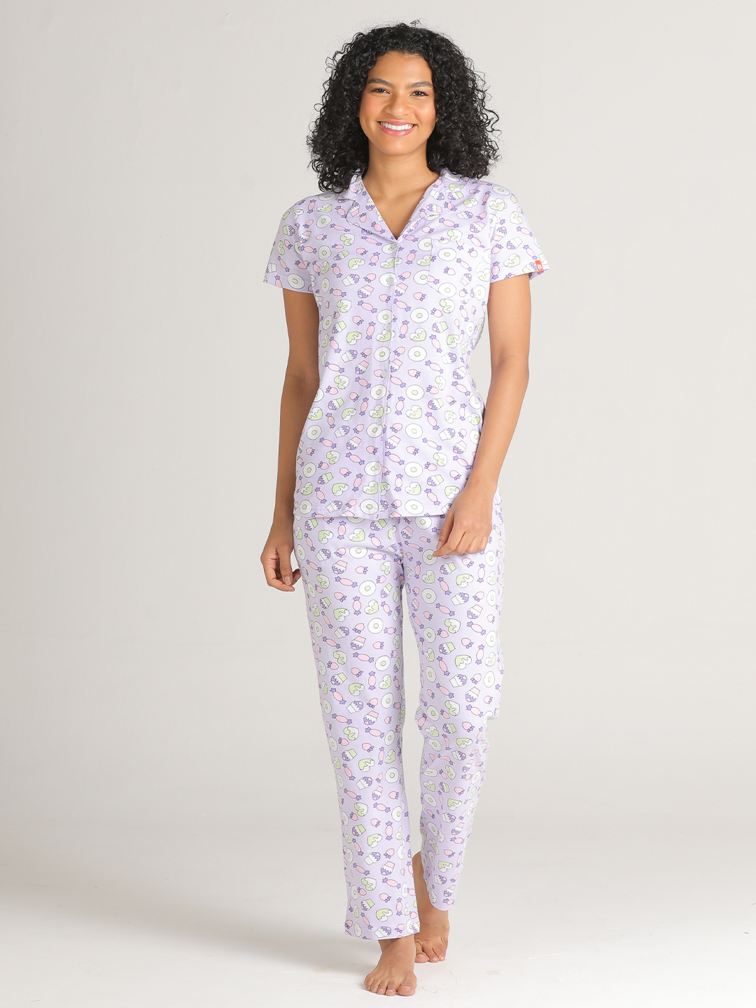 Ladies Nightsuit Set - Rayon Fabric, Sizes S, M, L, Xl | Soft Breathable Bottom Pajama For All Seasons, Available In Assorted Colors