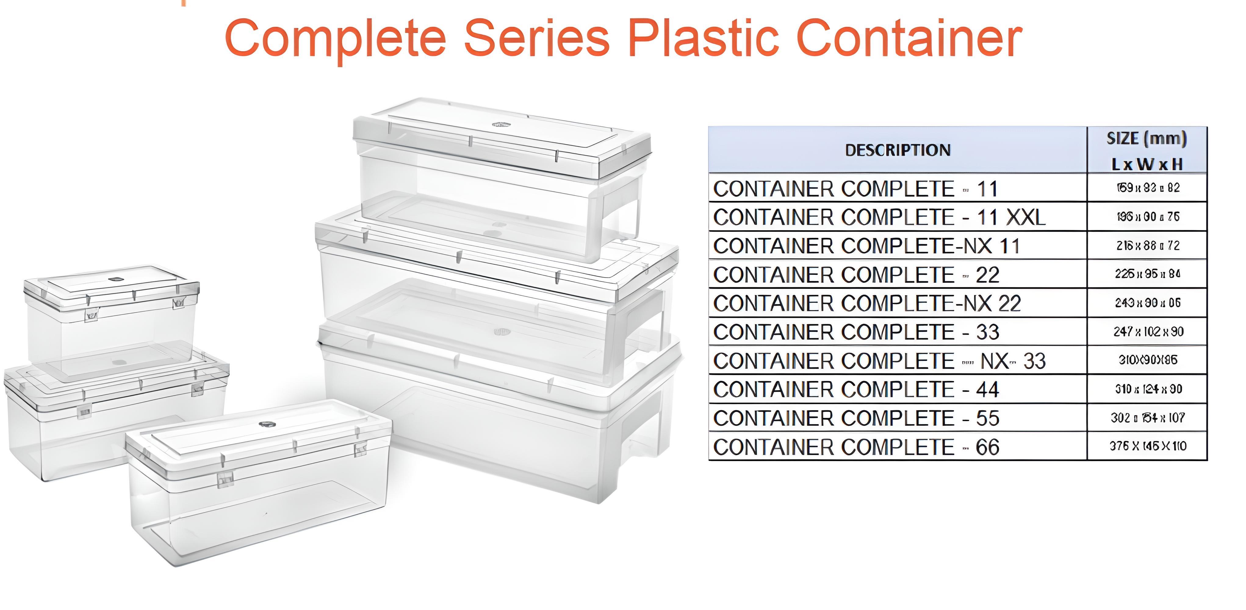 Pp Rectangle Plastic Box With Handle
