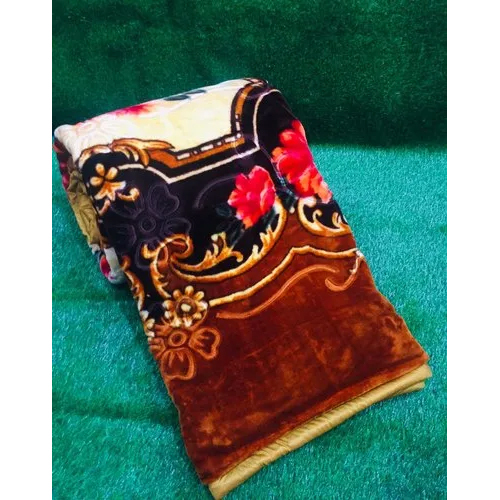 2 Ply Mink Blankets - 100% Polyester, Full Size, Multicolor | Printed Pattern For Home And Hotel Use, Suitable For Adults, Babies, And Children