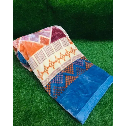 Cloudy Blanket - 100% Polyester, Full Size, Sky Blue-multicolor | Soft Printed Design For Home And Hotel Use, Suitable For Adults, Babies, Children
