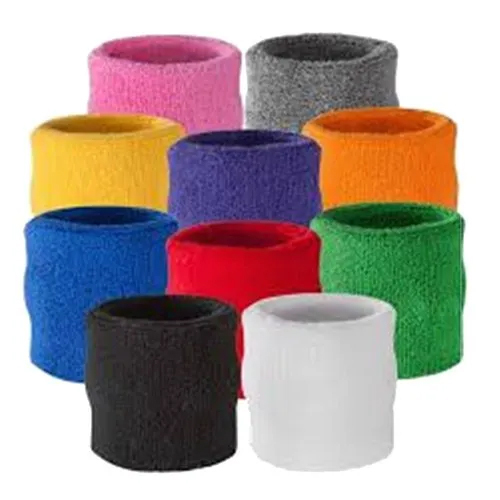 Multicolor Cotton Sweat Wristband