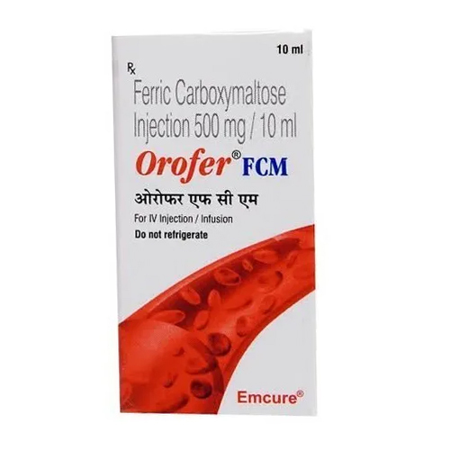 लिक्विड 500Mg फेरिक कार्बोक्सिमाल्टोस इंजेक्शन