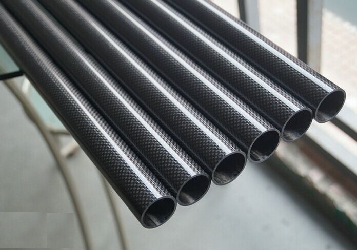 Black 3000mm  3500mm Length  Carbon Fiber Shaft For Toll Barrier Vehicle Barrier