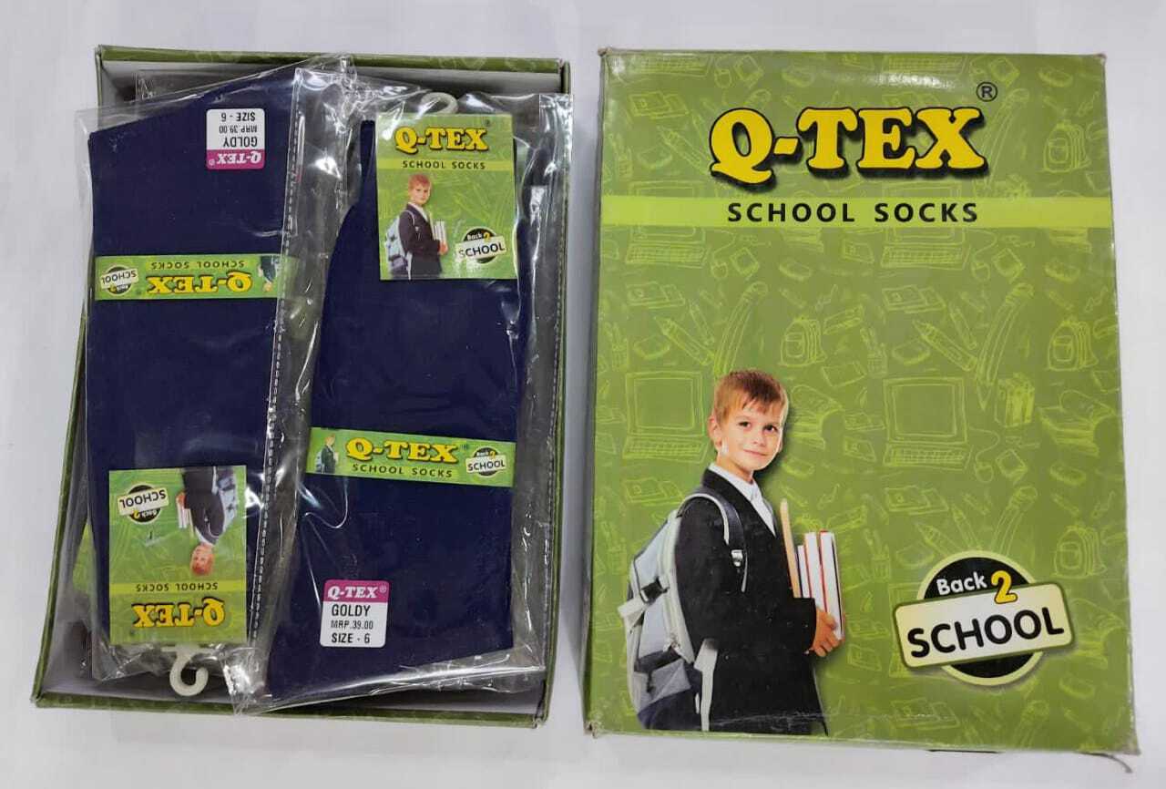 Goldy Pp Dht School Socks - Polyester Blend, Unisex All Sizes 0-7, All Colors, Middle Elasticity | No Fade, Washable, Comfortable Fit, Slip Resistant