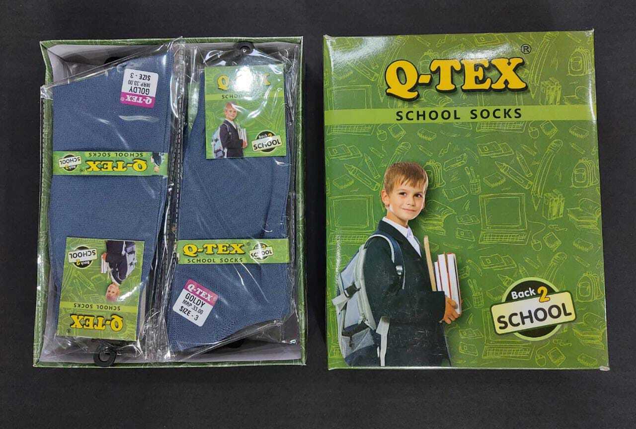 Goldy Pp Dht School Socks - Polyester Blend, Unisex All Sizes 0-7, All Colors, Middle Elasticity | No Fade, Washable, Comfortable Fit, Slip Resistant