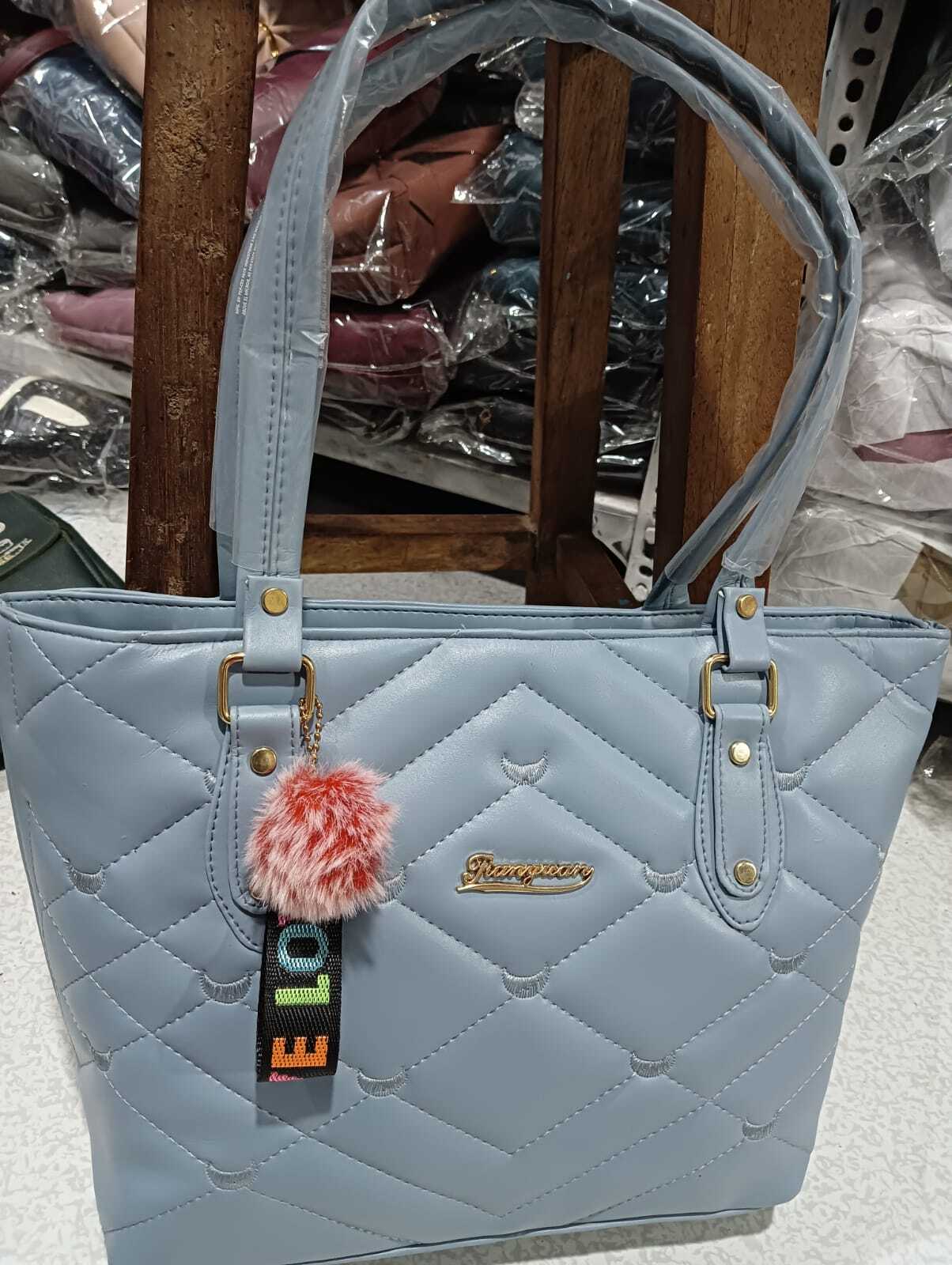 Multicolor Hand Bags With Big Handle