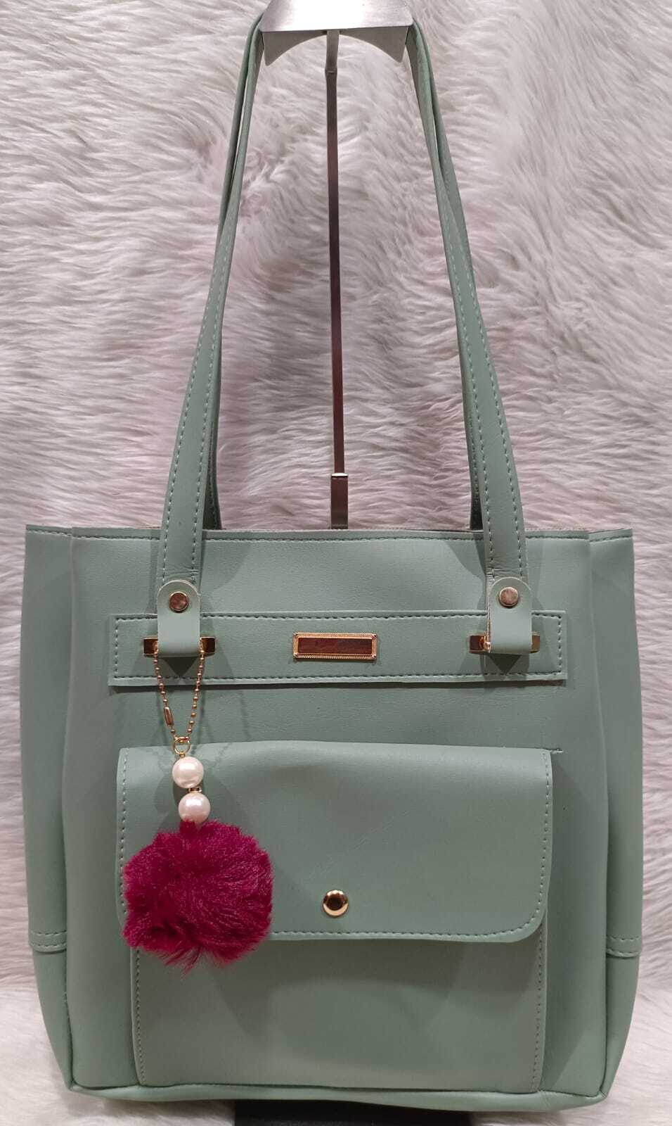 Multicolor Hand Bags With Big Handle