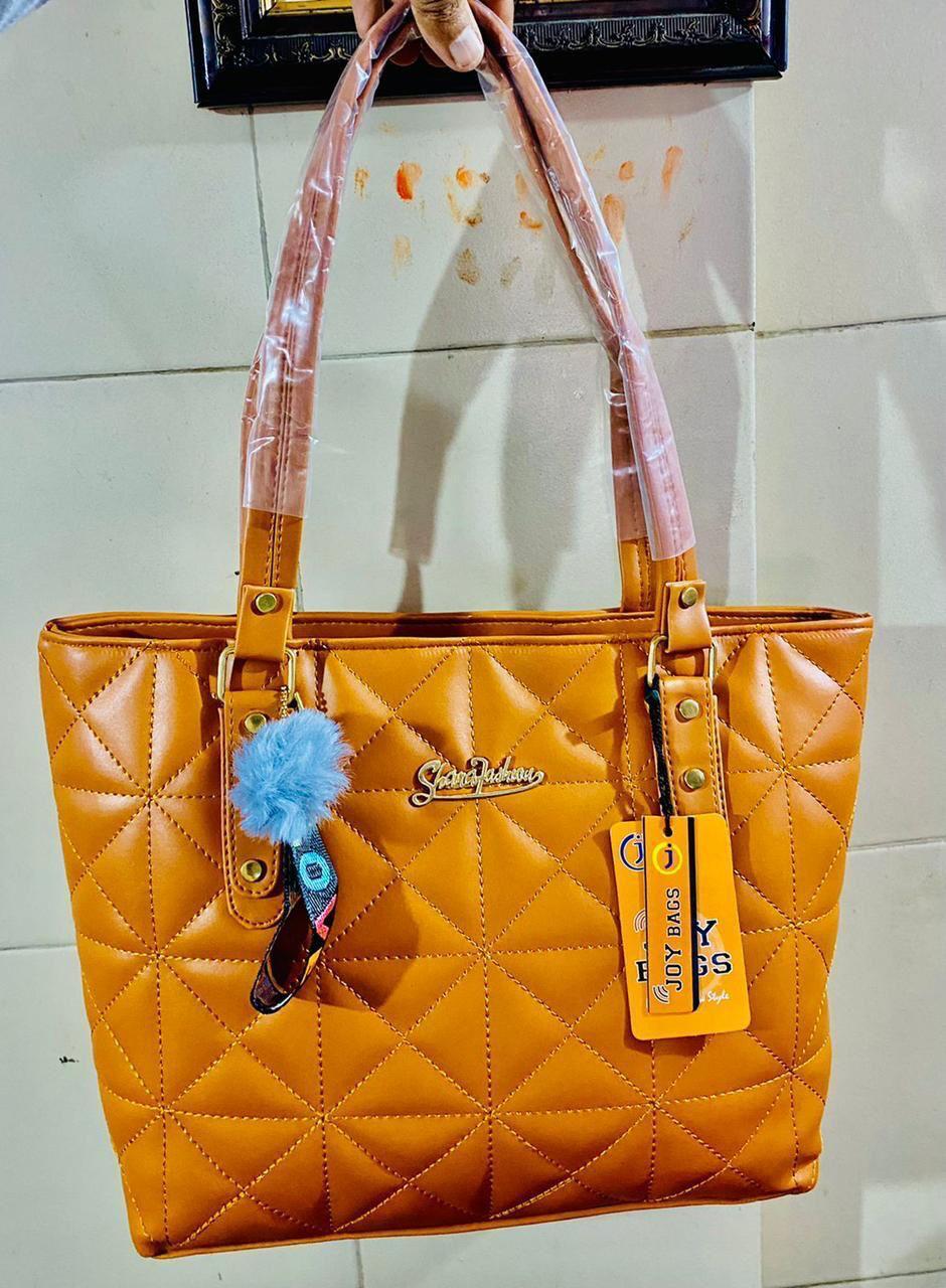 Multicolor Hand Bags With Big Handle