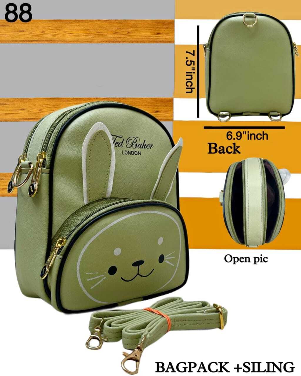 Brown Ladies Backpack