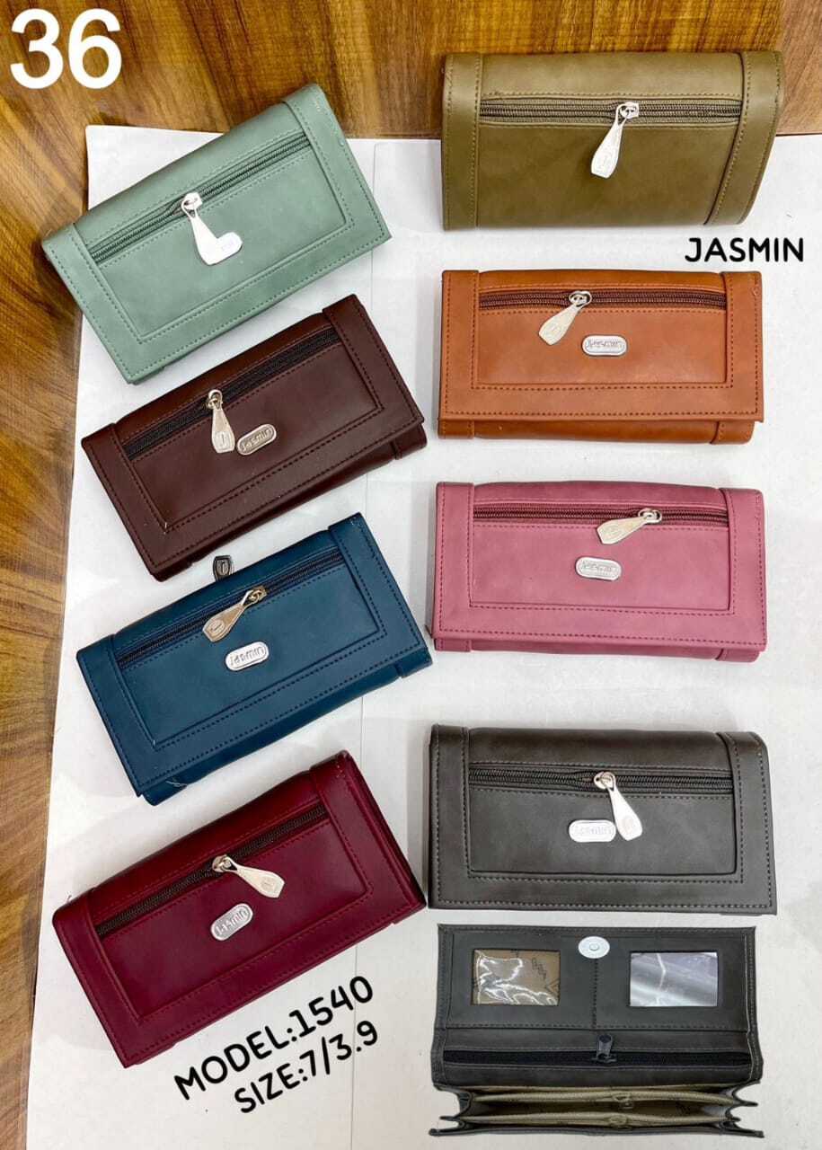 Black Big Wallets Foldable