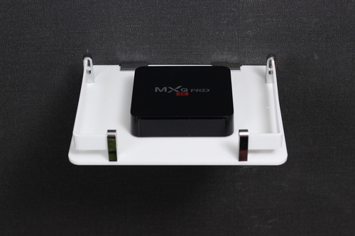 व्हाइट सेट टॉप बॉक्स स्टैंड