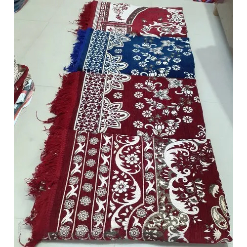 Chenille Carpet - Soft Plush Cotton Yarn, Rectangular Modern Design | Washable, Easy To Clean, Attractive Printed Pattern