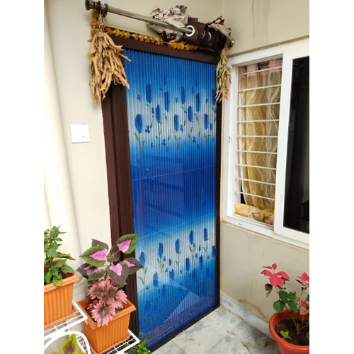 पॉलिएस्टर प्लीटेड मॉस्किटो मेश डोर एप्लीकेशन: इंटीरियर